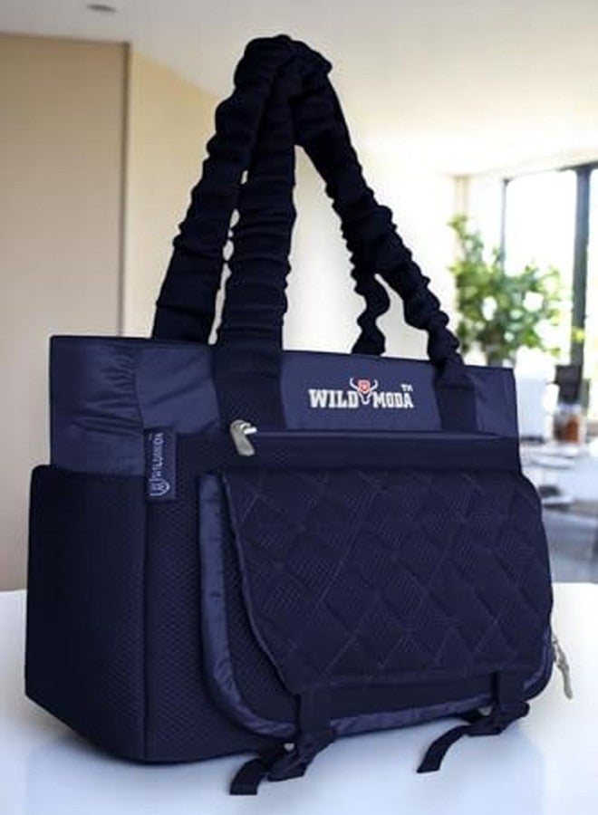 WILD MODA Spacious & Stylish Shoulder Bag - Perfect for Work or Travel (Blue) - Image 3